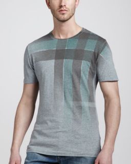 N21FU Burberry Brit Ombre Check Graphic Tee
