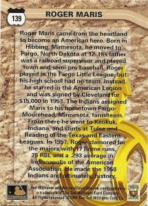  Maris Minor League Keokuk Iowa 1994 TW 61 in 61 Fargo Hibbing