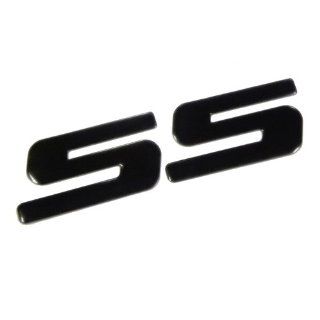 Black SS Badge Emblem Decal for Chevy Caprice Impala Malibu Silverado