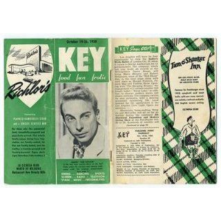 KEY Magazine Food Fun Frolic Los Angeles 1950: Everything