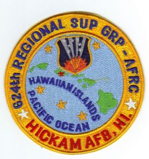 624th Regional Support Group Hickam AFB Hawaii Patch