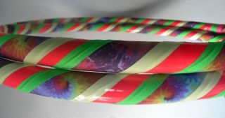 Tie Dye Glow in The Dark Collapsible Hula Hoop