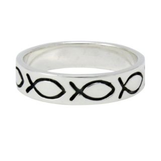 Christian Unisex Abstinence 0.925 Sterling Silver Jesus Ichthus Fish