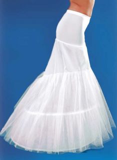Hoops Fishtail Mermaid Wedding Bridal Petticoat Underskirt Crinoline