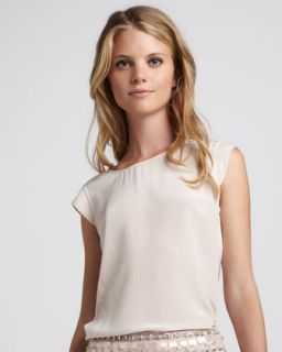  silk top available in pale pink $ 225 00 skaist taylor cap sleeve silk