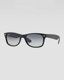 New Wayfarer Polarized Sunglasses, Matte Black