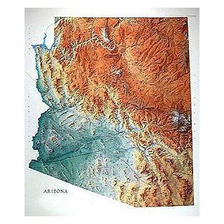 Raven Maps & Images Arizona Wall Map: Office Products