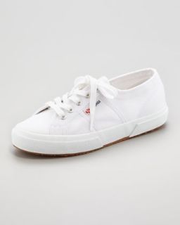 White Lace Up Sneaker    White Lace Up Athletic Shoe