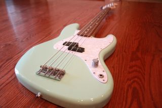 Fender Mark Hoppus Bass Guitar Seafoam Green Rosewood Neck