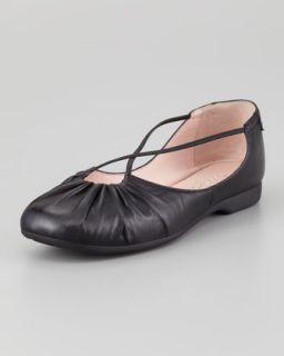  flat black available in black $ 199 00 taryn rose bryan ruched