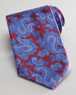  red blue available in red blue $ 215 00 stefano ricci paisley tie red