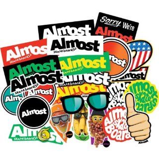 Almost Bar Logo 25 Pk Decals Assorted Skateboarding Decals