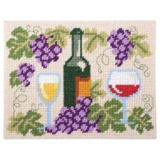 Craftways Wine and Grapes Place Mats Set of 2 Plastic