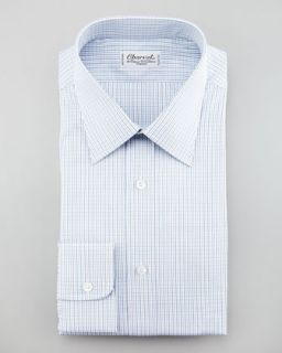  shirt available in blue $ 485 00 charvet mini check dress shirt $ 485