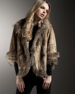  available in multi $ 265 00 lauren hansen faux fur cropped jacket