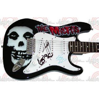 THE MISFITS Autographed Signed Custom Guitar PROOF PSA/DNA