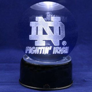 NCAA Notre Dame Fighting Irish Team Logo Laser Globe: Home