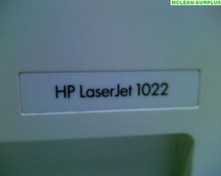 Genuine HP LaserJet 1022 Standard Laser Printer Only 9 218 Pages