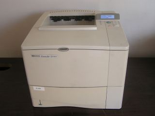 HP LaserJet 4100N Printer w Jet Direct Card Warranty