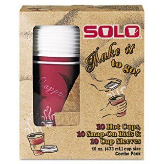 6 Pack Make it to go Bistro Combo Pack, Poly Coated Paper
