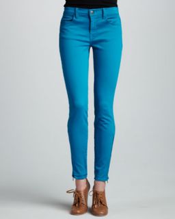Brand Jeans 622 Azure Side Zip Skinny Jeans   Neiman Marcus