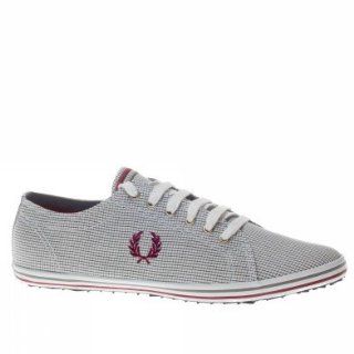 Fred Perry Trainers Shoes Mens Kingston Window Pane Check