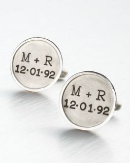  lines silver $ 725 00 heather moore personalized round cuff links