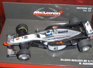 Hakkinen McLaren Mercedes MP 4 12 Black Star 1 43 1 43 RAR Box