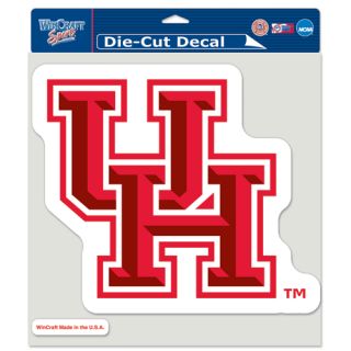 University of Houston Cougars 2012 Logo Die Cut NFL Decal 8 x 8