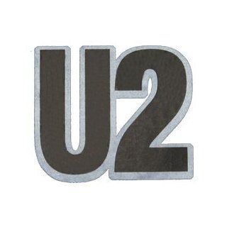 U2   Black Logo on White Background Plastisol Iron On T
