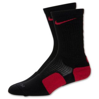 Nike Elite Basketball Crew Socks Black/Varsity Red