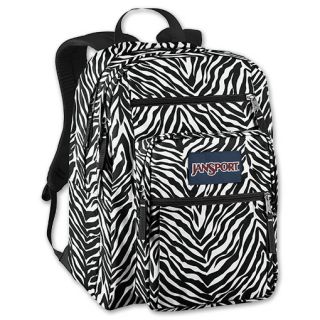 JanSport Big Student Backpack White/Black/Cosmo