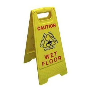 Econoline Floor Warn® Sign   26 Tall Patio, Lawn