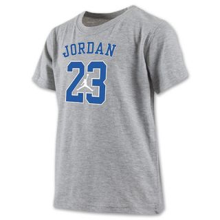 Jordan 23 Kids Tee Shirt Grey Heather