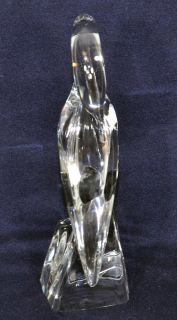 13 vint Daum Crystal Stork Heron Crane Egret Bird Art Glass Figurine