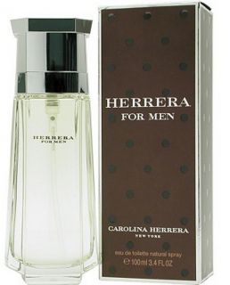 HERRERA for Men by Carolina Cologne 3.4 oz Spray 3.3 New in Box