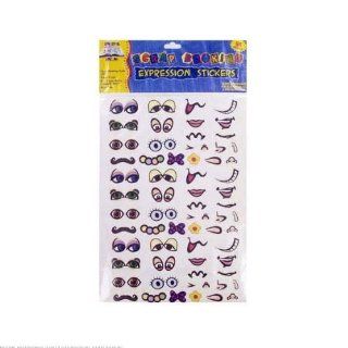 24 Packs of 66 Assorted Facial Expressions Stickers Home