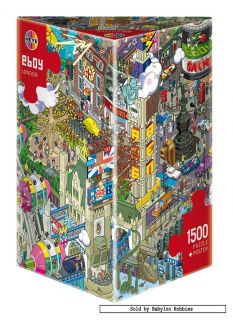 picture 2 of Heye 1500 pieces jigsaw puzzle Eboy   London (29339)