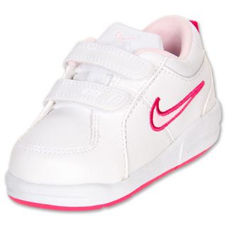 Nike Pico 4 Velcro Toddler Shoes White/Pink