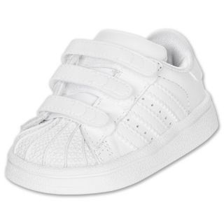 adidas Superstar 2 Velcro Toddler Shoes White