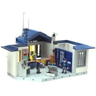Playmobil Rescue Police Station with Jail Cell Toys