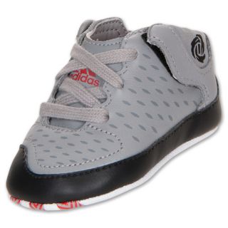 adidas D Rose 3.0 Crib Shoes Grey/Black/Red