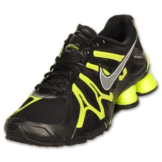 Nike Shox Turbo+ 13 Mens Running Shoes Black/Volt