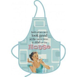 50s Retro Style Housewife Humor   Cooking Apron (Both Of