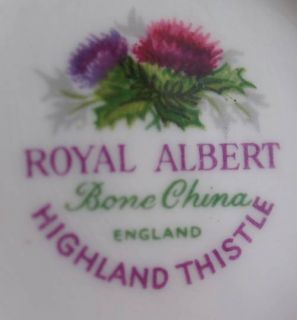 Large Royal Albert Highland Thistle Teapot Tea Pot