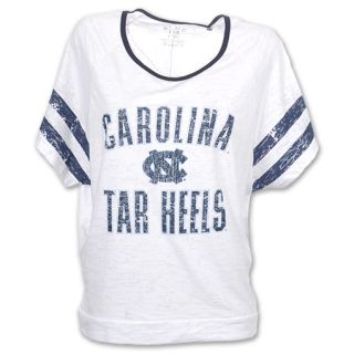 North Carolina Tar Heels Burn Batwing NCAA Womens Tee Shirt
