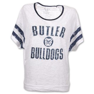 Butler Bulldogs Burn Batwing NCAA Womens Tee Shirt