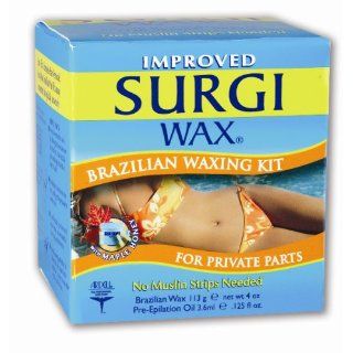 Surgi wax Brazilian Waxing Kit For Private Parts, 4 Ounce