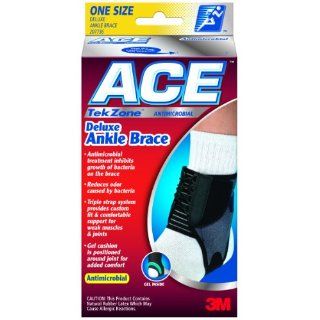 Ace Tekzone Ankle Brace With Gel Cushions Health