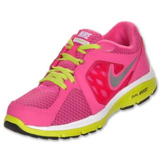Nike Dual Fusion Kids Running Shoes Pink/Silver